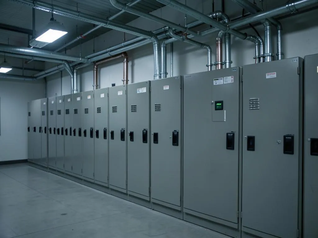 Commercial electrical distribution panels and conduit